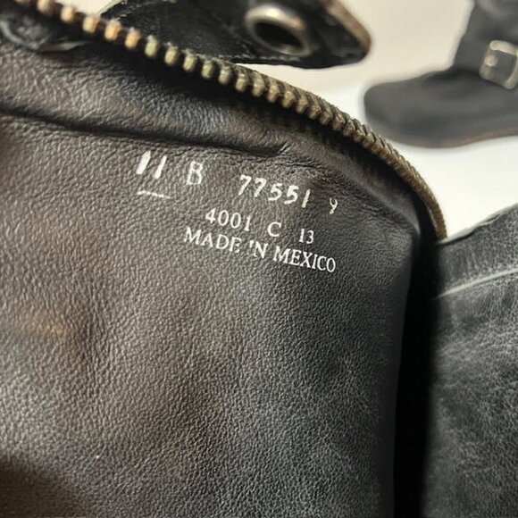 Frye Veronica Slouch Leather Tall Riding Boots US 11 - Picture 12 of 16